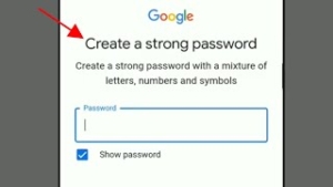 creating a strong password
