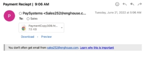 example of what a phishing email address looks like